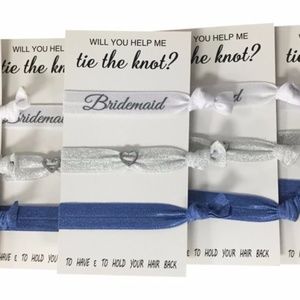 Bridesmaid Hair Ties, Bridesmaid Hair Accessories