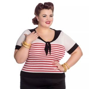 ModCloth Hell Bunny Moving at a Sails Pace Sweater