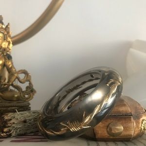 Luc Kieffer Jewelry - Luc Kieffer Barbed Wire Resin Bangle Bracelet Luc Kieffer Jewelry - Luc Kieffer Barbed Wire Resin Bangle Bracelet