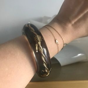 Luc Kieffer Jewelry - Luc Kieffer Barbed Wire Resin Bangle Bracelet Luc Kieffer Jewelry - Luc Kieffer Barbed Wire Resin Bangle Bracelet