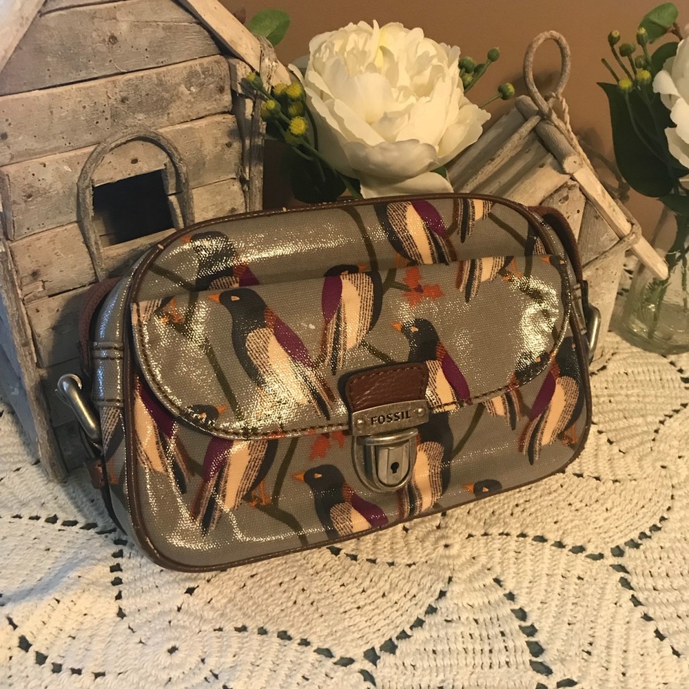 Fossil Bird Shoulder Bag