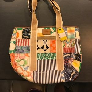 Multi color Coach bag