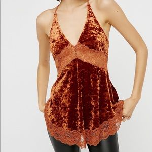 🚫SOLD🚫 FP Sneaky Feelings Velvet Tank