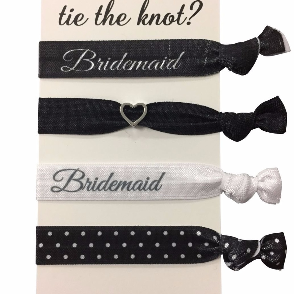Bridesmaid Hair Ties, Bridesmaid Hair Accessories