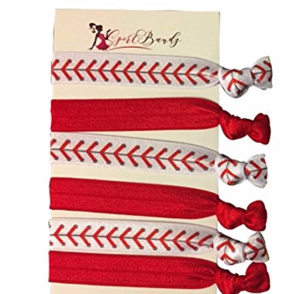 Baseball Hair Accessories, Baseball Hair Ties