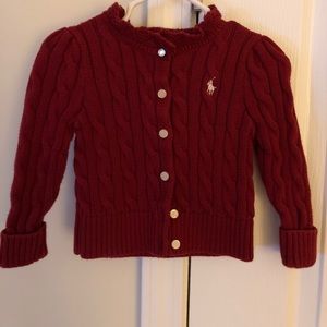 Girls Red Ralph Lauren Sweater 12M