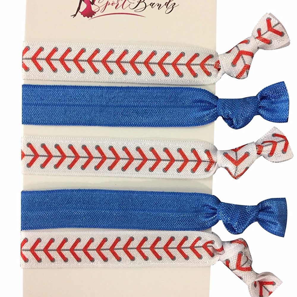 Baseball Hair Accessories, Baseball Hair Ties