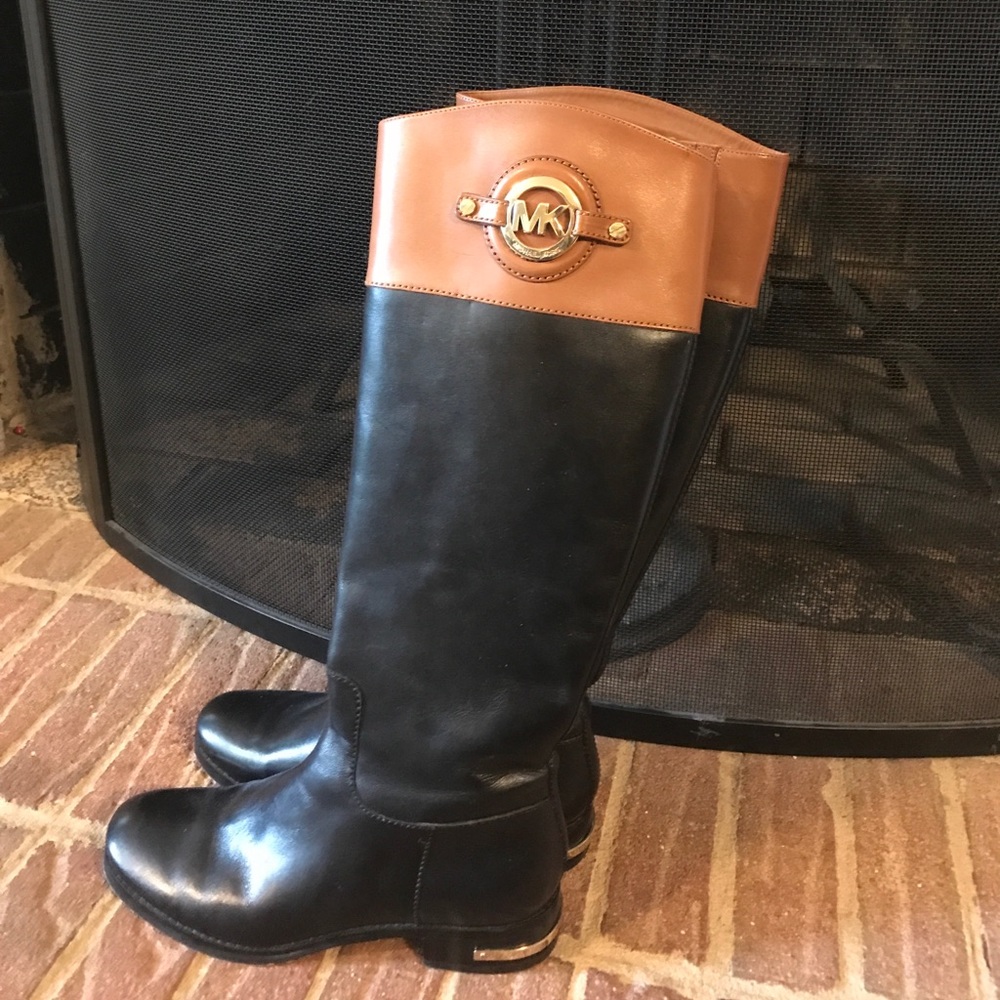 Michael Kors two tone boots size 7.5