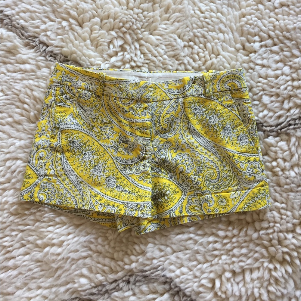 Perfect condition J.Crew paisley shorts