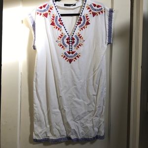 Zara embroidered tunic