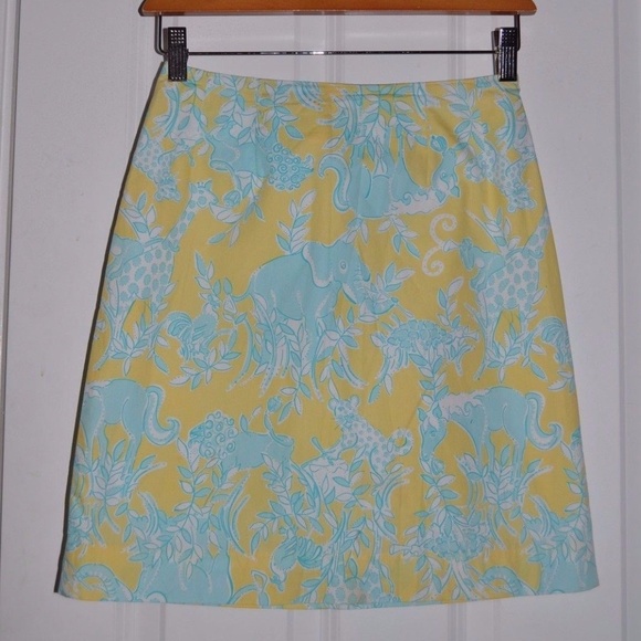 LILLY PULITZER Junkanoo Animal Print Skirt [E2] - Picture 4 of 8