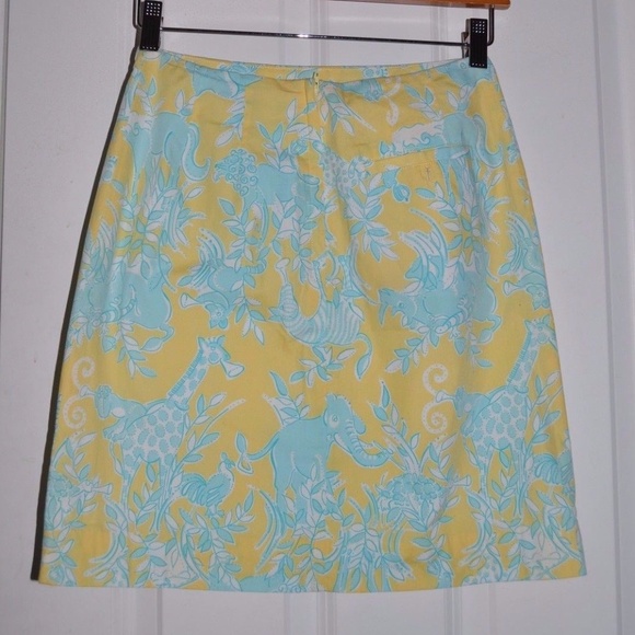 LILLY PULITZER Junkanoo Animal Print Skirt [E2] - Picture 8 of 8