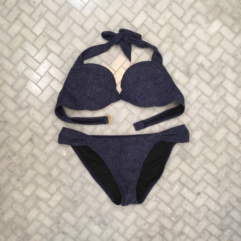 VICTORIA'S SECRET BATHING SUIT 36B TOP / M BOTTOMS