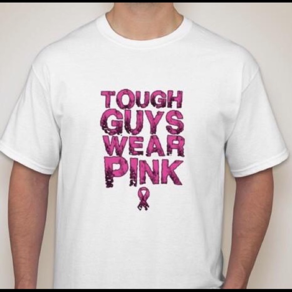 Tough Guys wear pink Tee