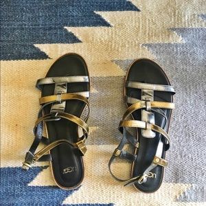 Ugg metallic sandals