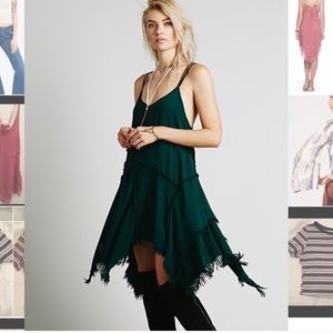 Free People Tattered Edge Dress