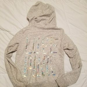 pink hoodie