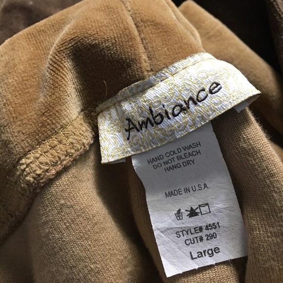 NWOT Comfy velour lounge pants bundle string tie - Picture 2 of 3