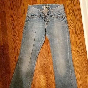 Gap- low rise boot cut jeans