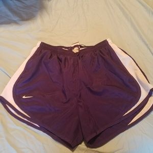 Nike shorts purple