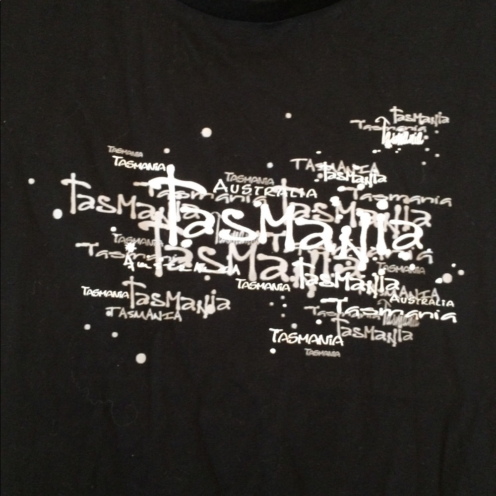 T-shirt Black Classic Oz Australia Size 8 Small - Picture 3 of 5