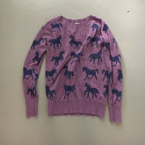 Mossimo Purple Unicorn Sweater 🦄