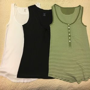 Set of 3 tanks, gap, size S