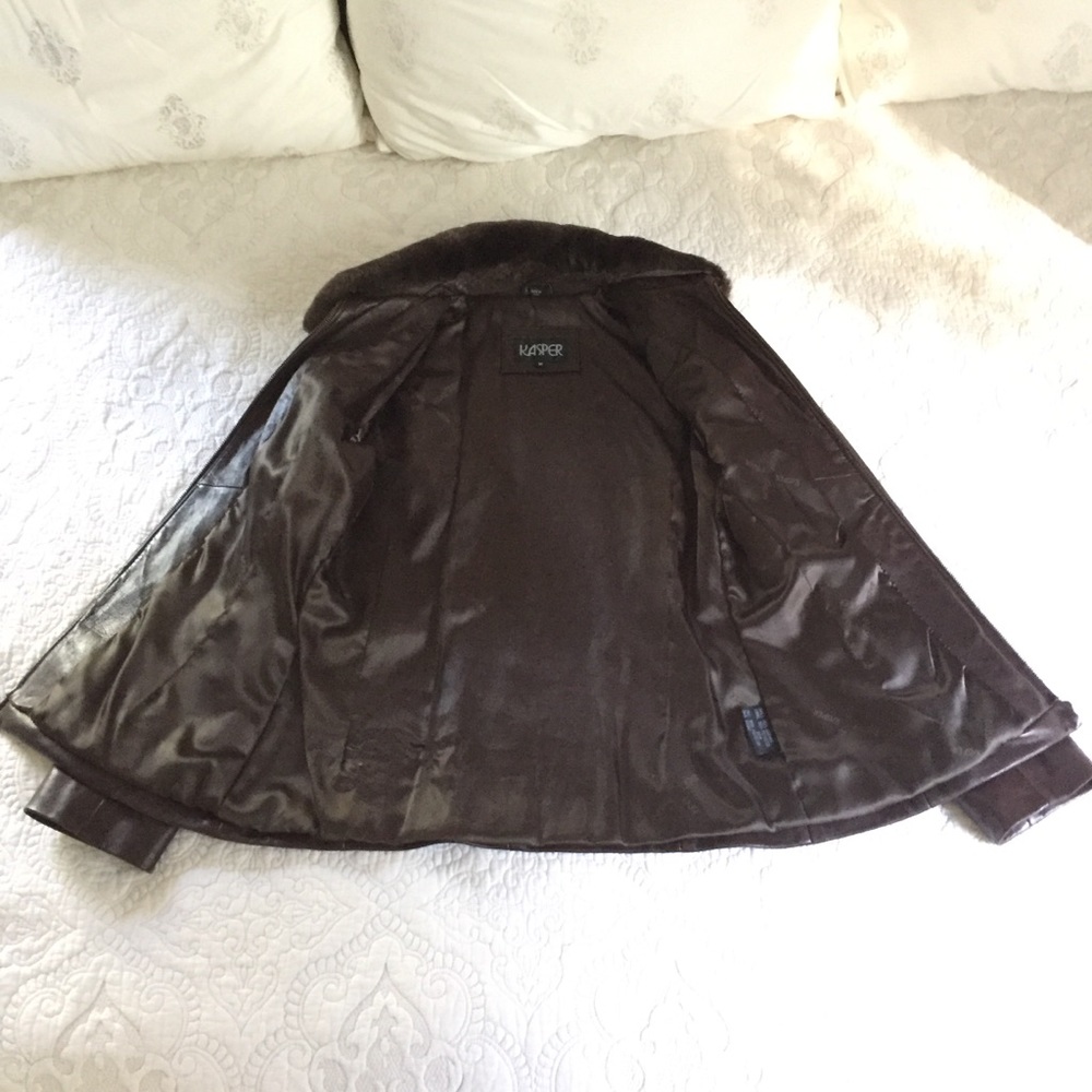 Soft Brown Leather Jacket - image 4