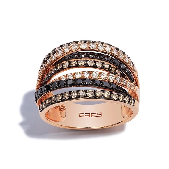 EFFY Jewelry - EFFY Confetti Diamond Ring 14k Rose Gold