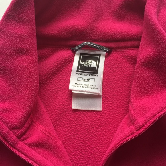 Pink North Face Glacier 1/4 Zip Fleece NWOT - Picture 4 of 4