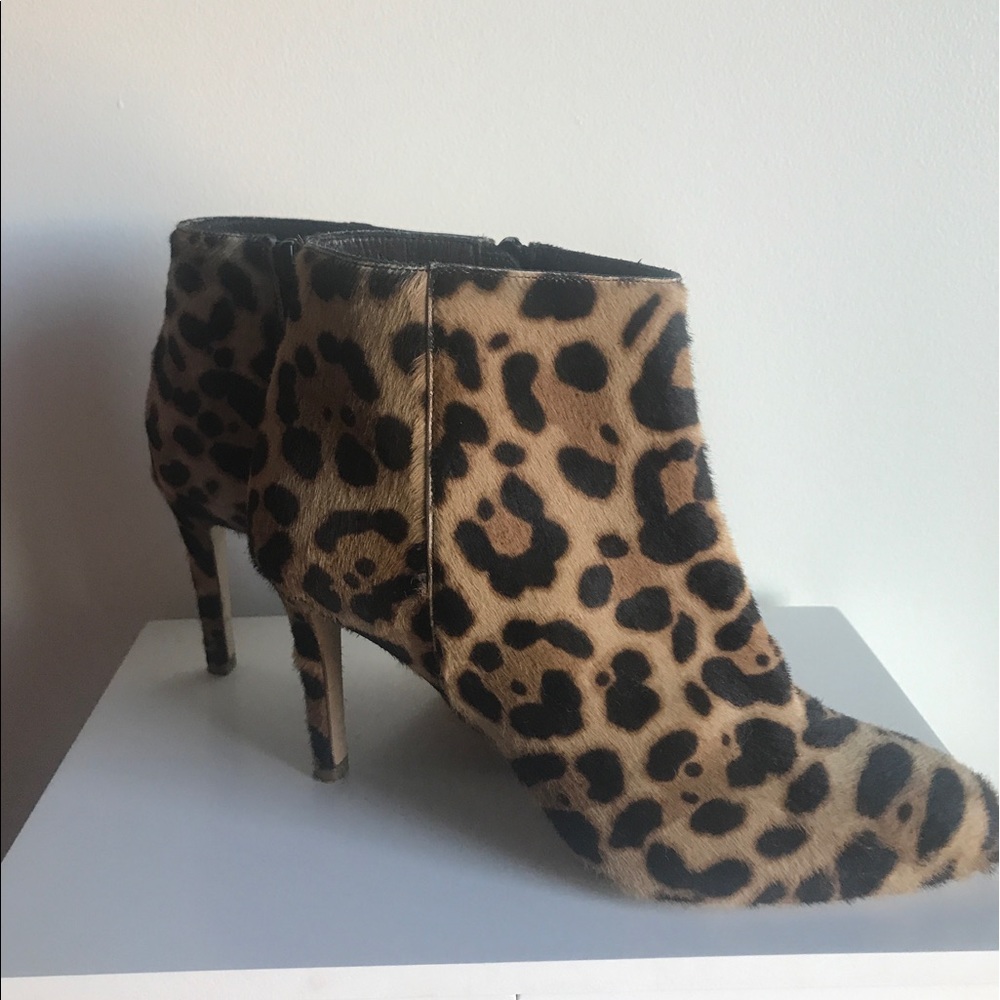 J. Crew collection B0287 leopard calf hair booties