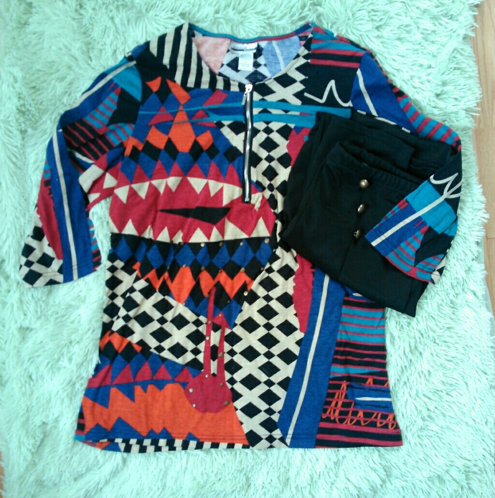 New Age Print Blouse