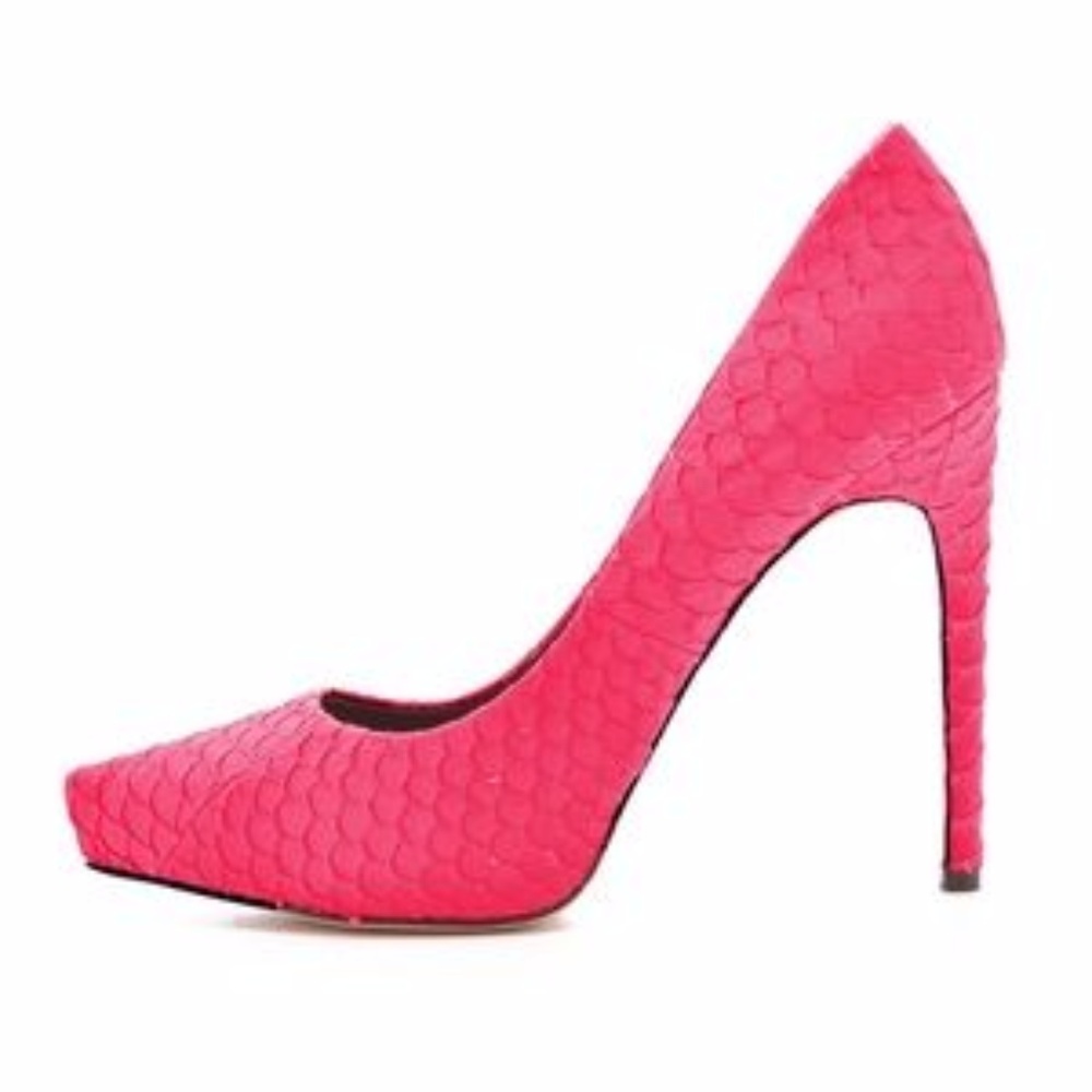 Rachel Roy Gardner Neon Pink Pumps
