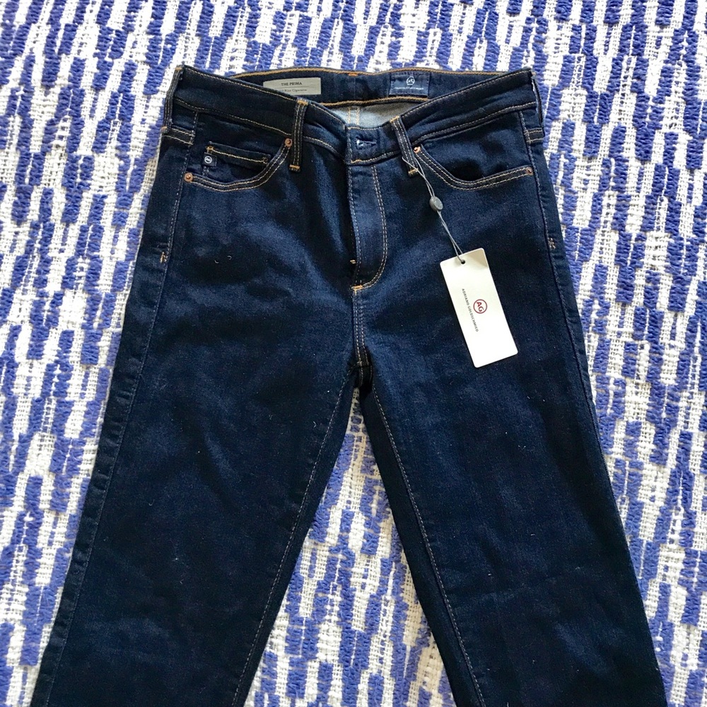 AG mid-rise jeans, size 25, brand new with tags