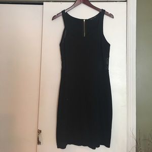Black mesh sides dress