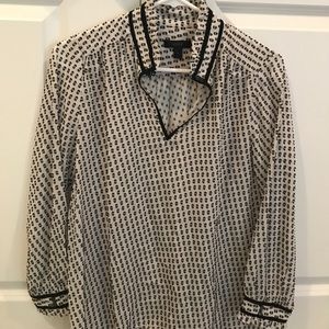 J crew silk blouse
