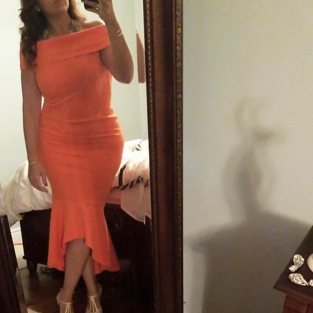 Asos drop peplum dress worn once