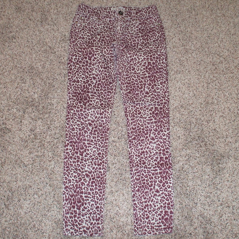 Animal Print Skinny Jeans