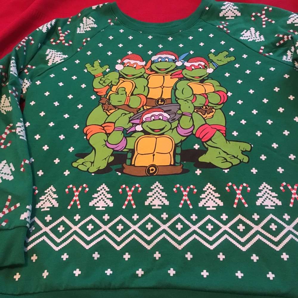 Ninja turtles Christmas sweatshirt
