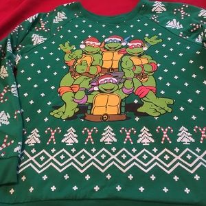 Ninja turtles Christmas sweatshirt