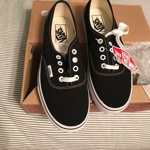 Brand New Black authentic Vans