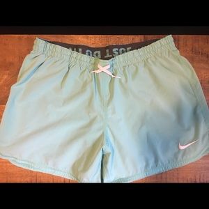 Nike Dri-Fit Teal & Grey Athletic Shorts
