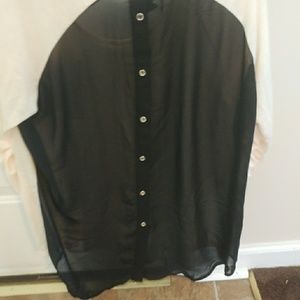 Long sleeve blouses and a brown sweater dress.