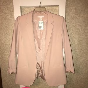 H & M Blush  Blazer NWT sz 10