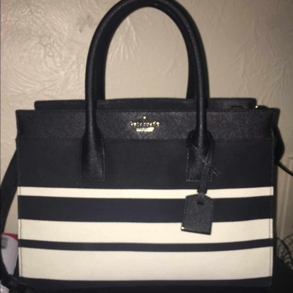Kate Spade Cameron Street Striped Candace Satchel