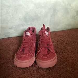 Burgundy Toddler Vans