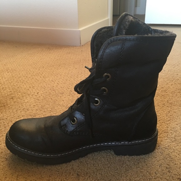 mossimo black combat boots
