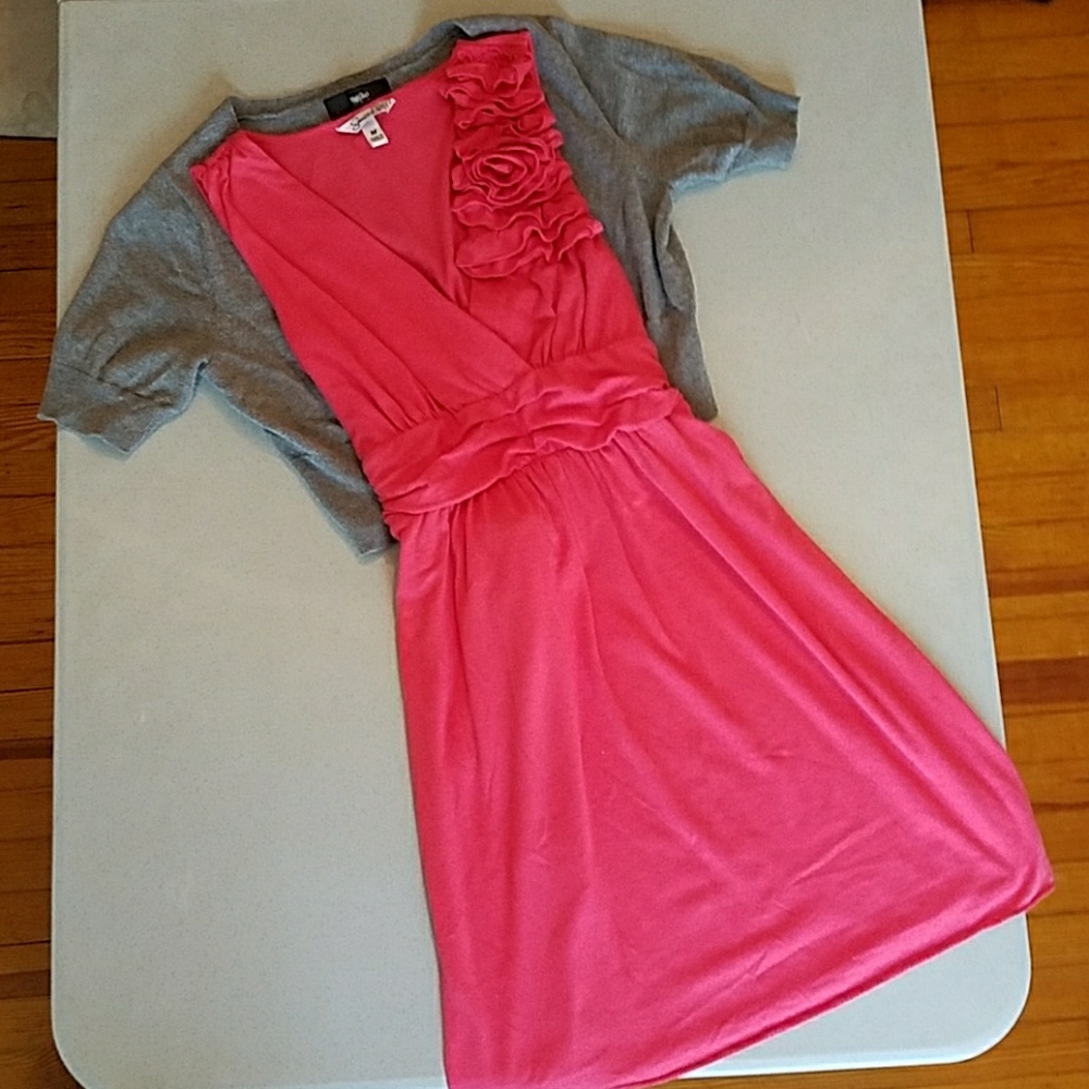 OUTFIT Dress with Mini Cardigan