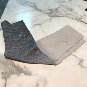 Black/Grey ombré workout leggings