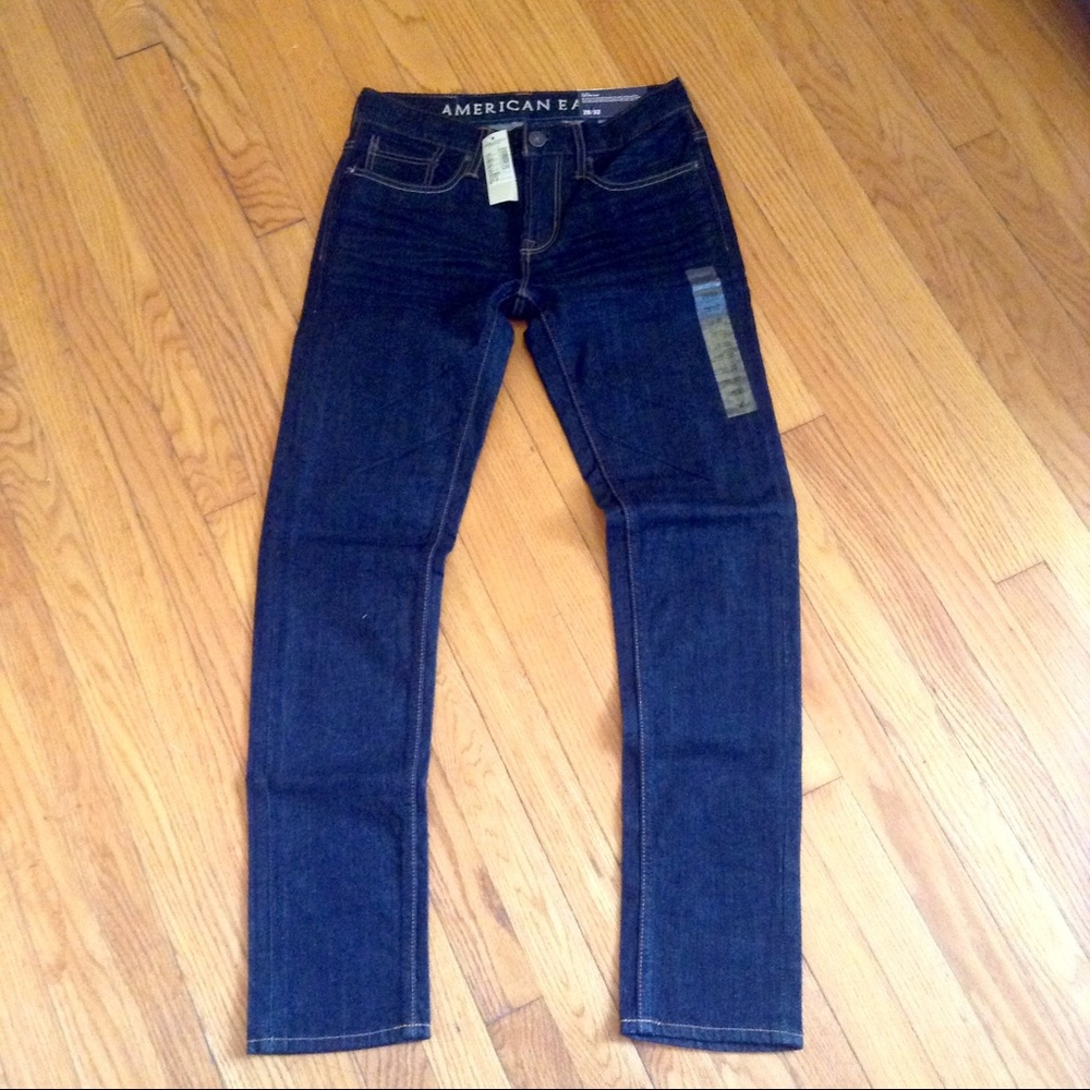 Men's NWT American Eagle Dark Skinny Jeans 28/32